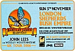 Advert for Shepherds Bush Empire show, poss Classic Rock